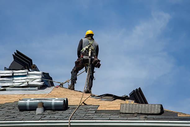 Professional Roof Replacement technician working in Marlton, MD